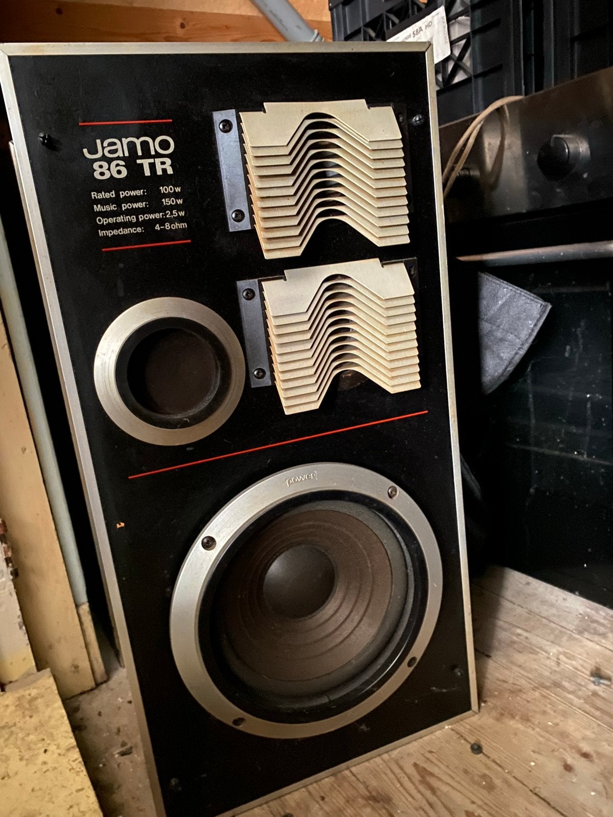 Jamo 86 TR Vloerstaande Luidspreker - Vintage Geluid, 150 watt of meer, Vloerstaande luidspreker, Gebruikt, Ophalen of Verzenden