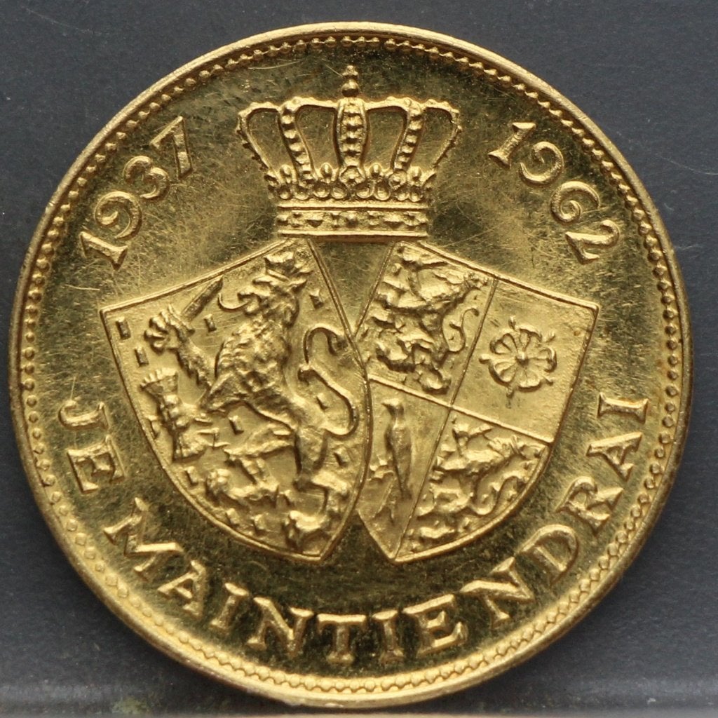 Gouden penning Juliana en Bernhard 1937-1962, Koningin Juliana, Losse munt, Goud, Overige waardes