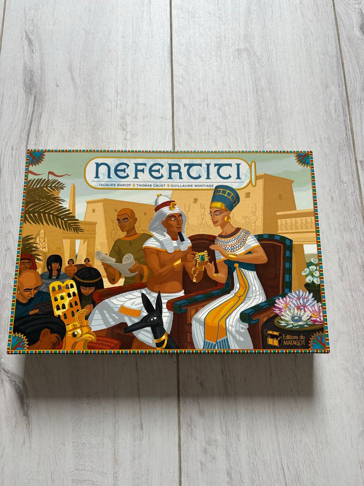 Nefertiti Bordspel - Strategisch spel over het Oude Egypte, Drie of vier spelers, Ophalen of Verzenden, Zo goed als nieuw