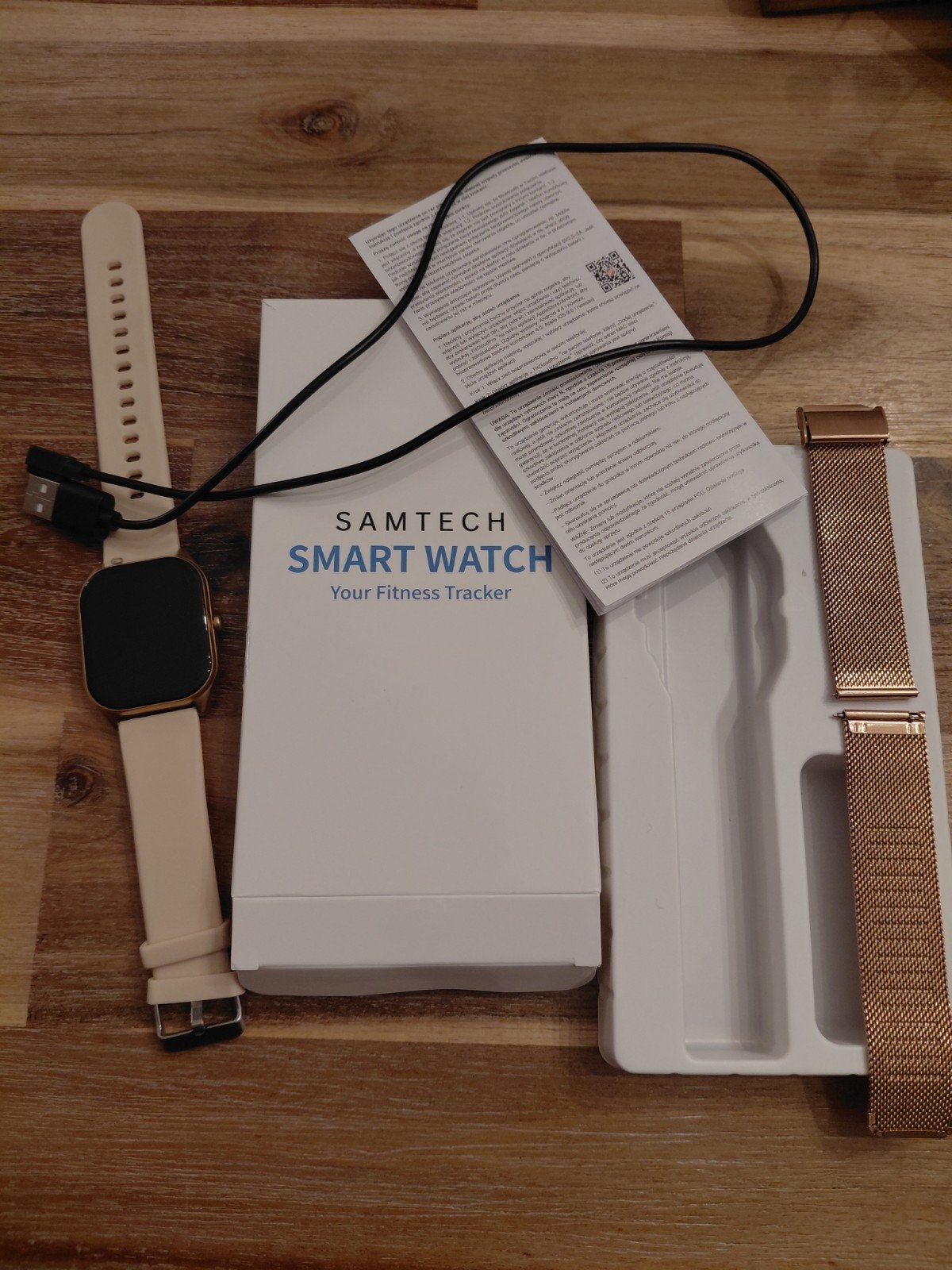 Smart Watch (samtech), Ophalen of Verzenden, Zo goed als nieuw, Zwart, Android