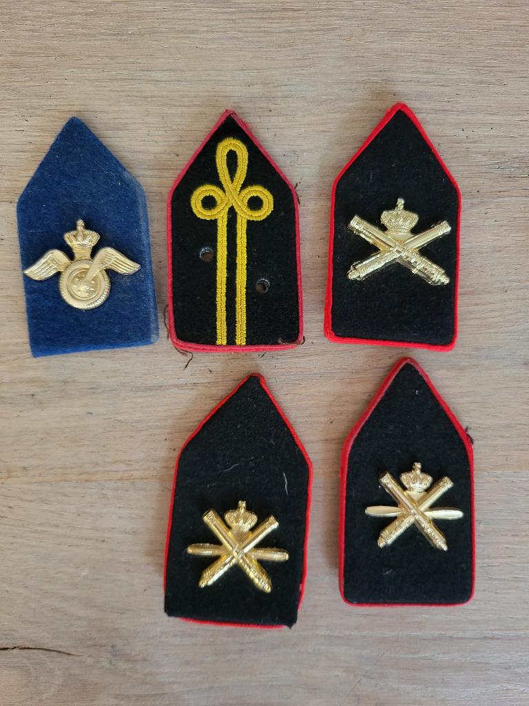 Lotje kraagspiegels landmacht, Verzenden, Landmacht, Nederland, Embleem of Badge