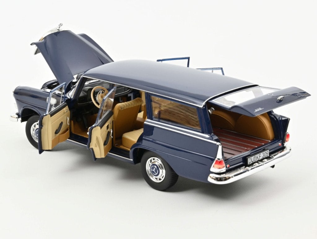 Mercedes Benz 200 Universal '66 Blauw 1/18 Norev ref: 183599, Verzenden, Nieuw, Auto, Norev