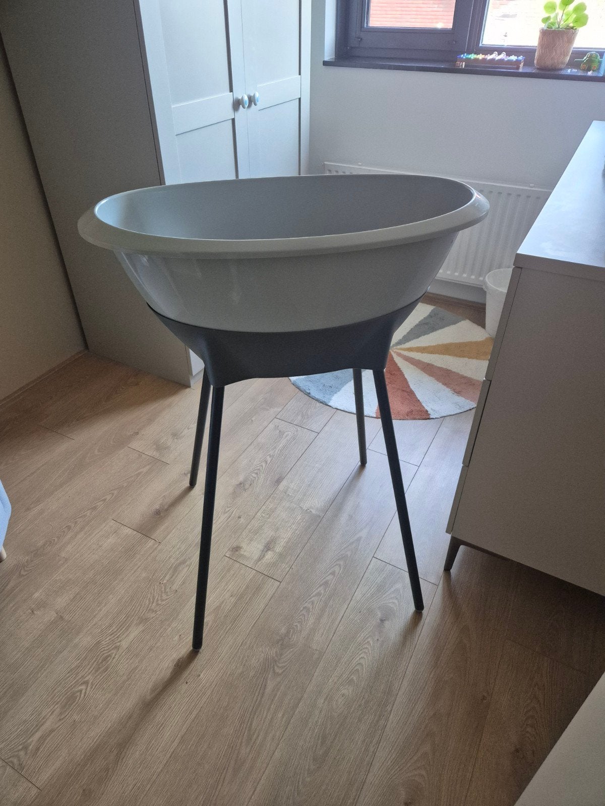 Luma badje sage green - incl houder + badstop, Gebruikt, Badje, Standaard, Ophalen
