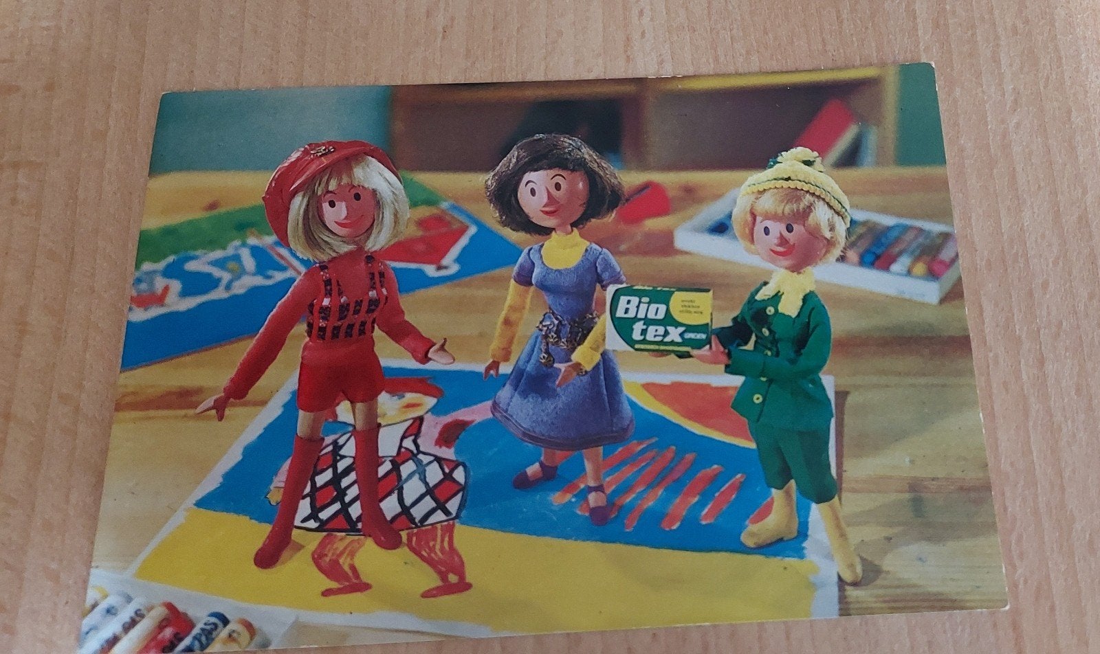 biotex reclame kaart vlekkeloze vakantie, Verzamelen, Merken en Reclamevoorwerpen, Ophalen of Verzenden
