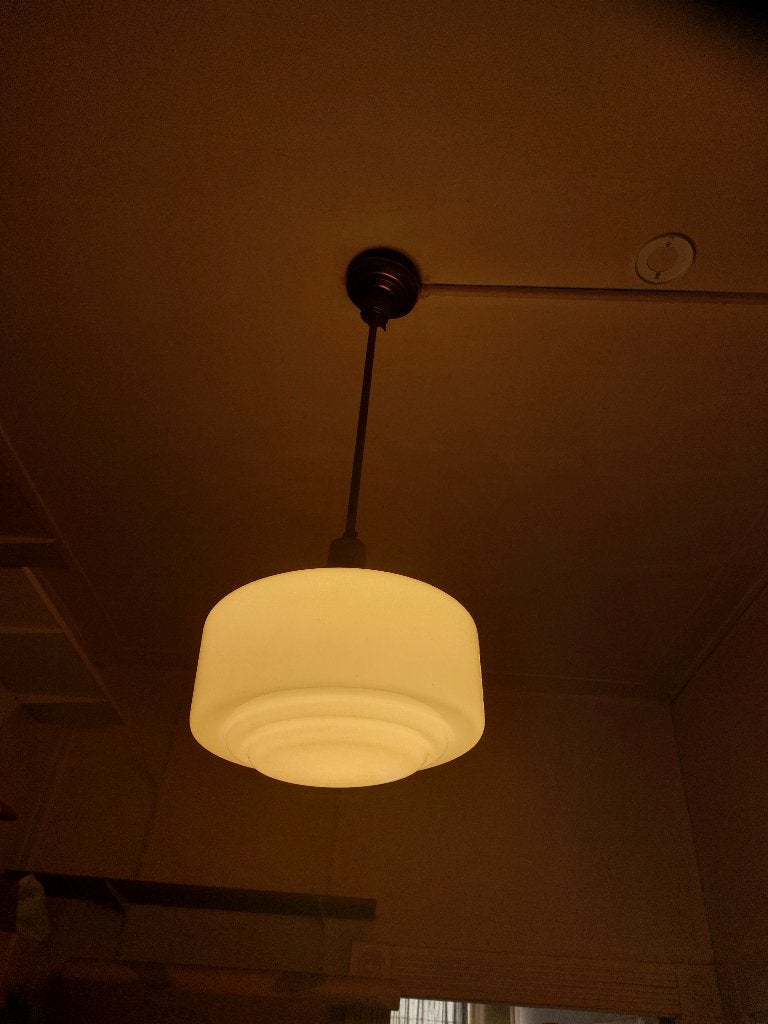 Art Deco hanglamp Gispen Giso, Antiek en Kunst, Ophalen