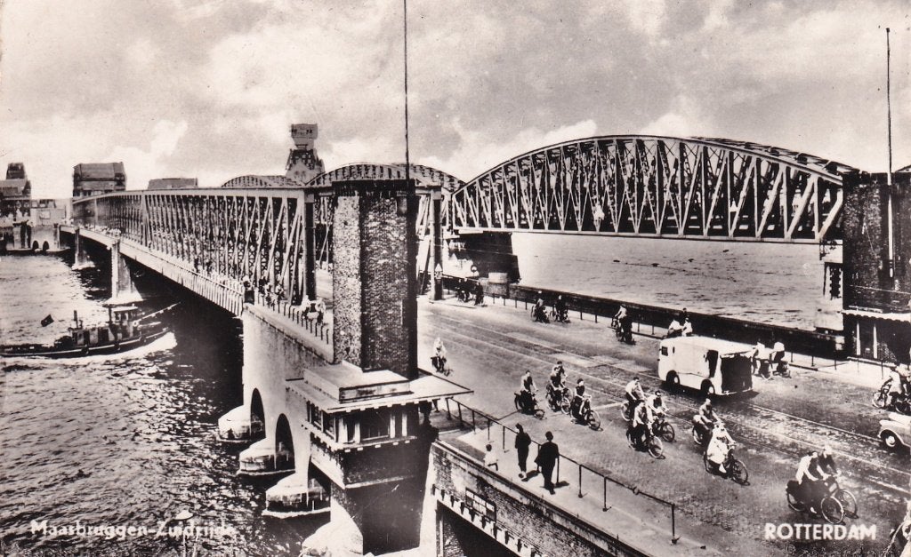 Rotterdam Maasbruggen, Verzenden, 1940 tot 1960, Ongelopen, Zuid-Holland