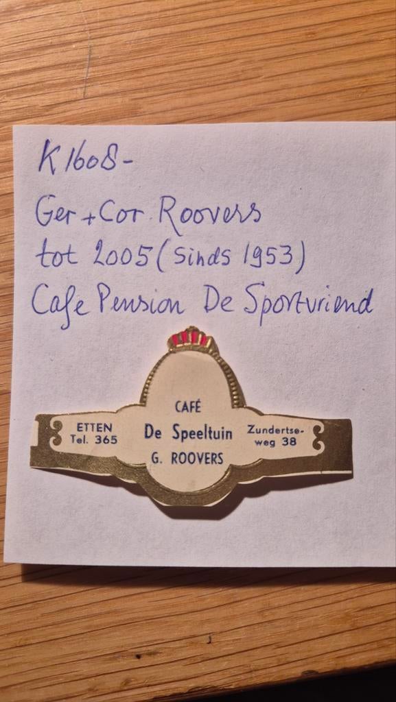 Sigarenbanden ETTEN Leur, Ophalen, Zo goed als nieuw, Sigarenbandjes