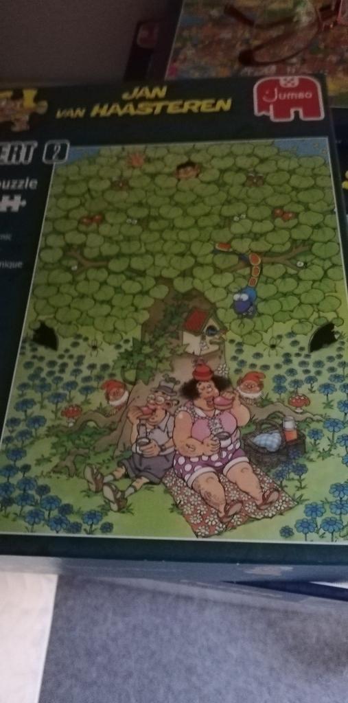 Picnic.. Jan van haasteren puzzel 500 stukjes, Ophalen, 500 t/m 1500 stukjes, Zo goed als nieuw