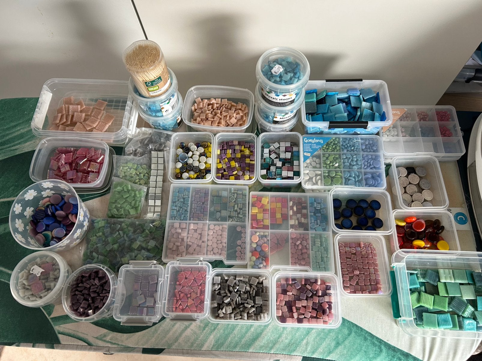 Enorm groot mozaïekpakket, Ophalen, Glas, Meerkleurig, Knutselmateriaal