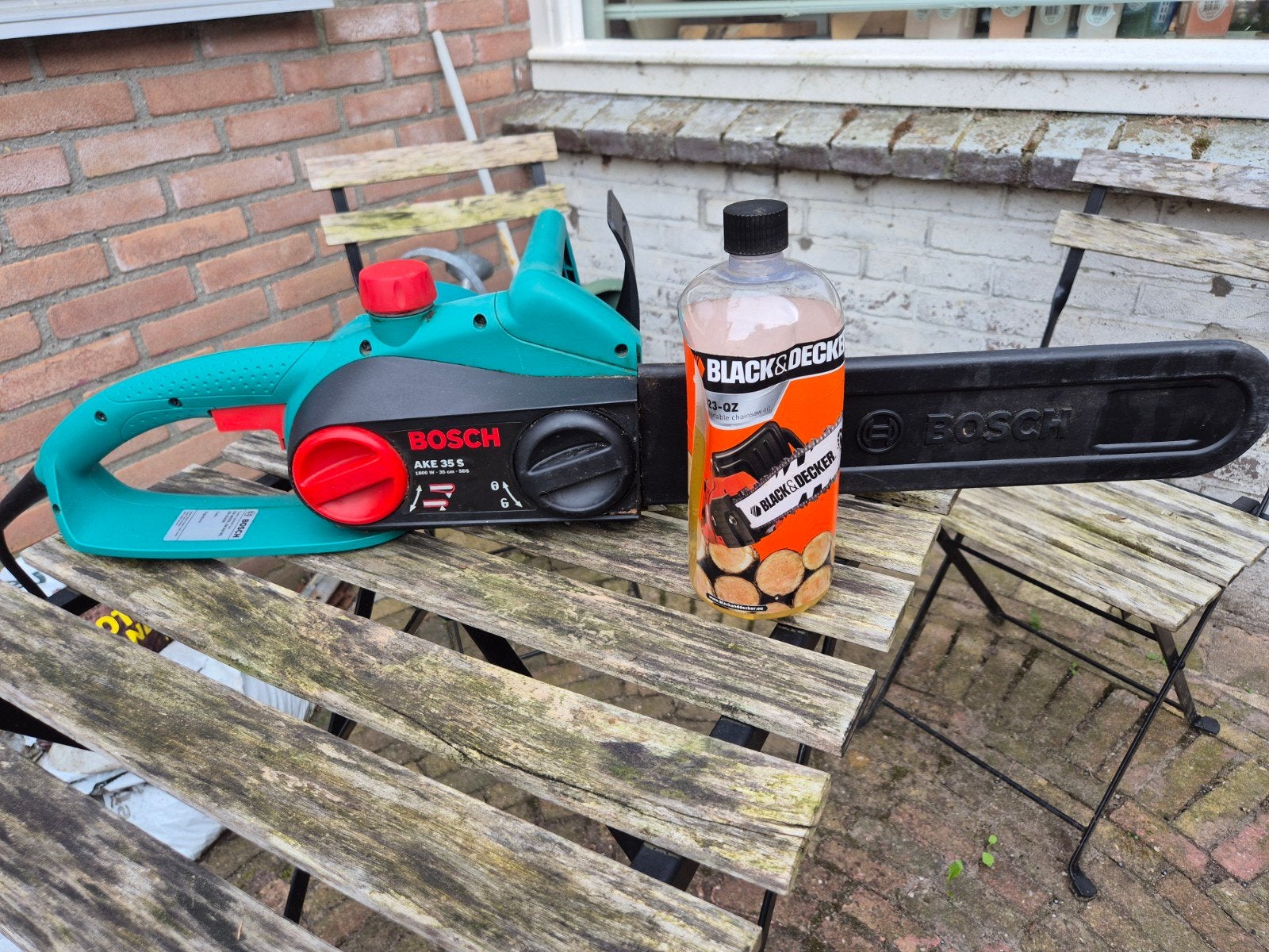 Bosch AKE 35 S elektrische kettingzaag, Gebruikt, 70 mm of meer, Kettingzaag, Ophalen of Verzenden