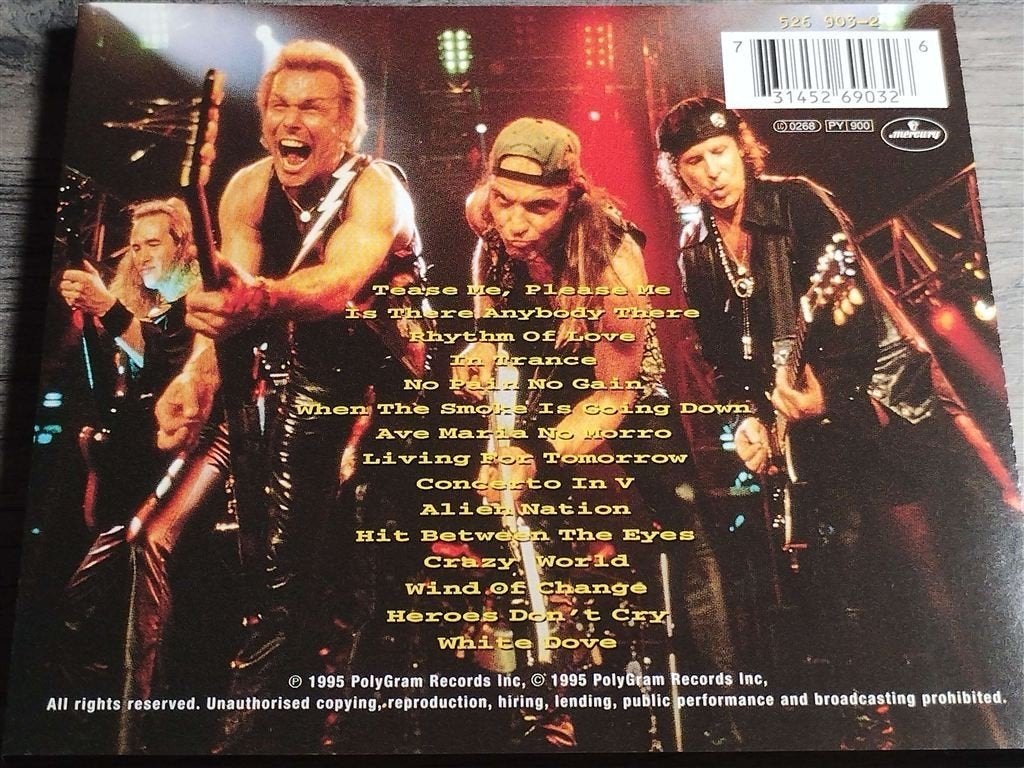 Scorpions ‎– Live Bites, Cd's en Dvd's, Ophalen of Verzenden, Zo goed als nieuw