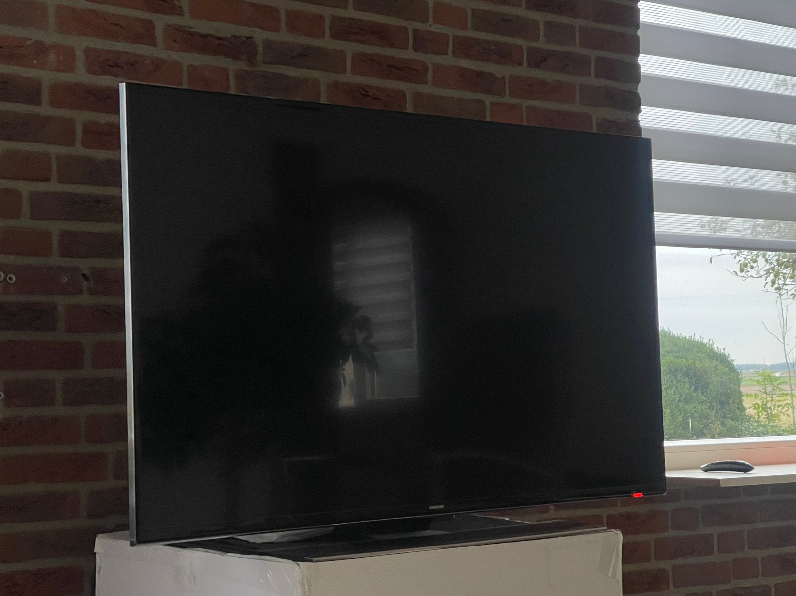 50 inch samsung TV - met vlekken (gratis), Ophalen, Gebruikt, 50 Hz, Samsung