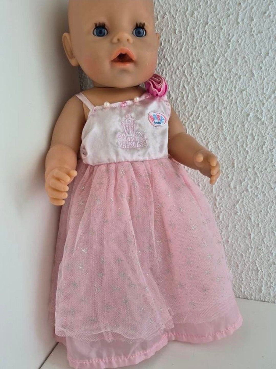 Baby Born kleertjes Prinsessen Jurkje Babyborn

Excl.pop, Ophalen of Verzenden, Zo goed als nieuw, Babypop