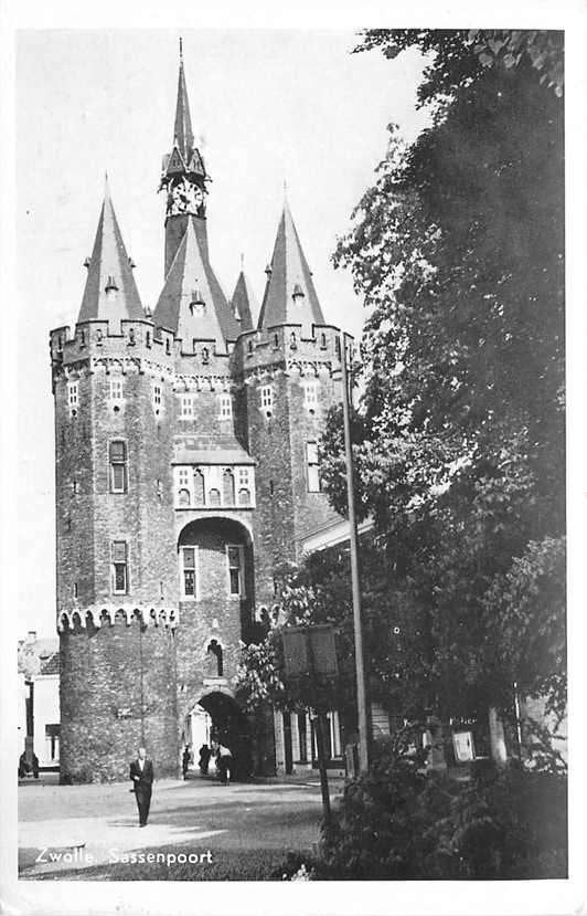 377-058-043 Zwolle Sassenpoort, Verzenden, Voor 1920, Overijssel