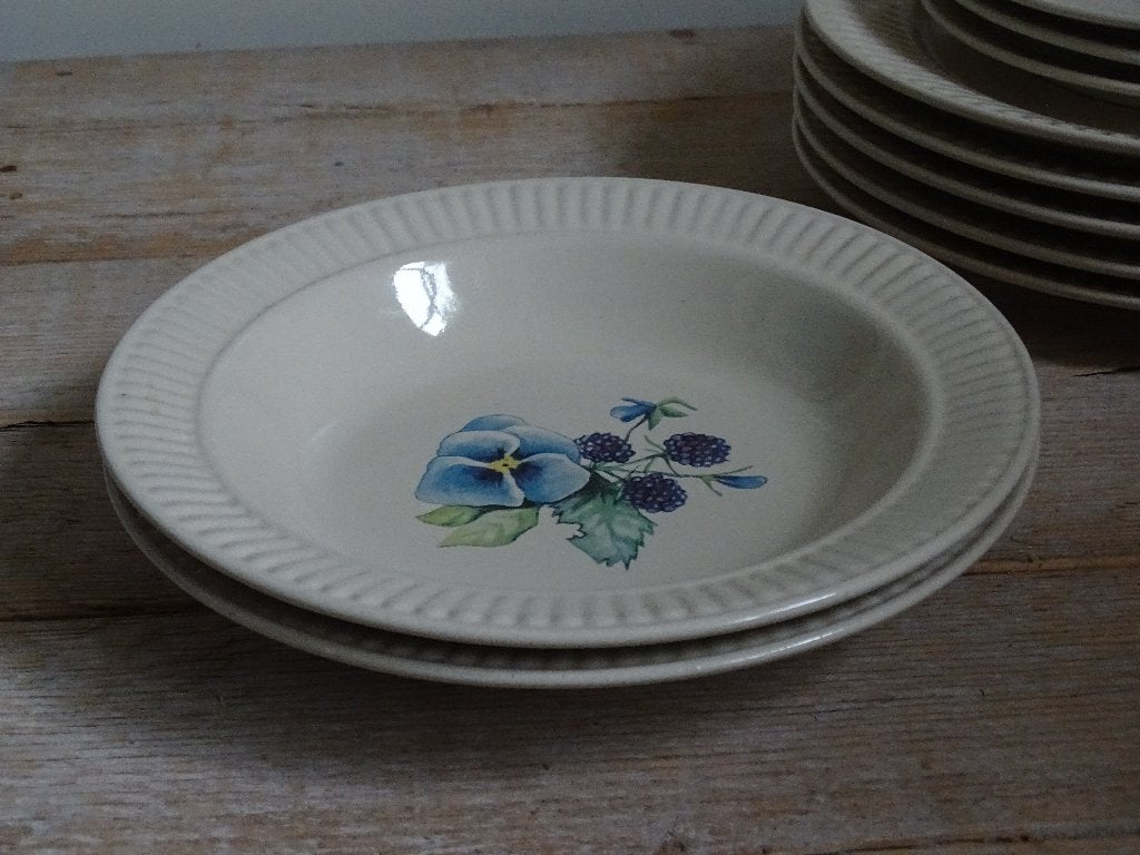 Servies, Jet (by Ter Steege), BRAMEN EN VIOOLTJES, z.g.a.n., Overige typen, Ophalen of Verzenden, Zo goed als nieuw, Overige stijlen