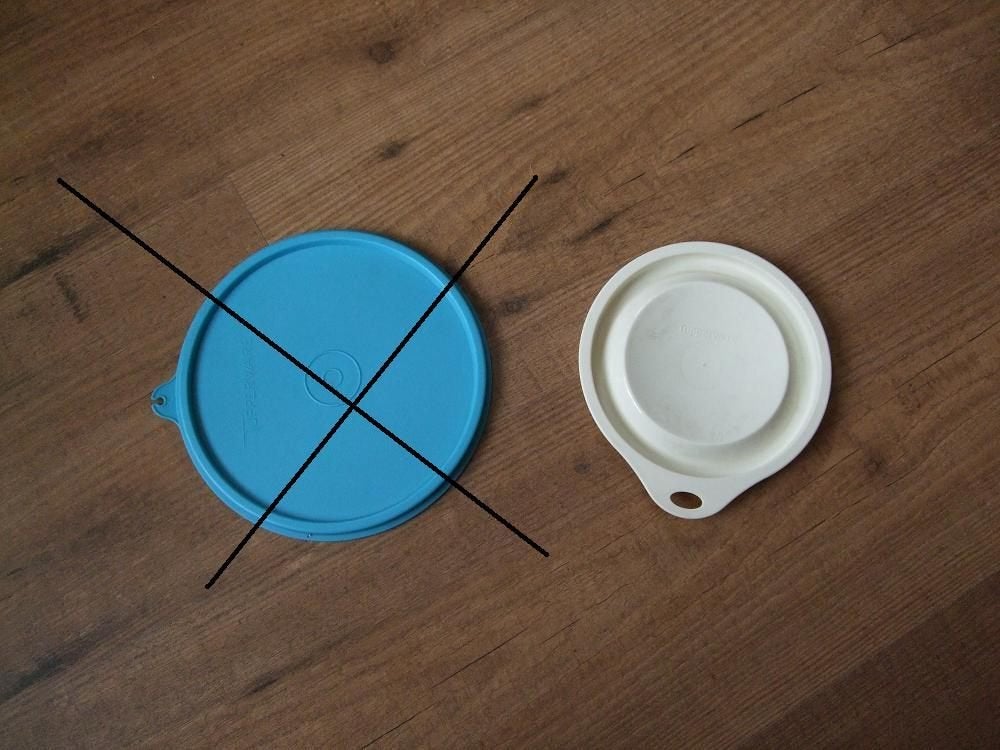 1x Tupperware, losse deksel, Huis en Inrichting, Keuken | Tupperware, Wit, Overige typen, Ophalen of Verzenden, Zo goed als nieuw