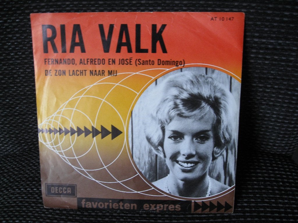Ria Valk – Fernando, Alfredo En Jose (Santo Domingo), Ophalen of Verzenden, Gebruikt, Pop, Single