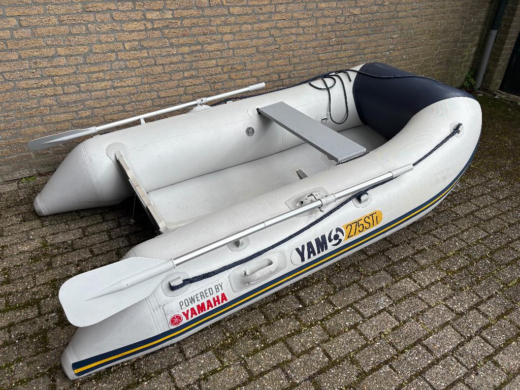 YAM 275 STi rubberboot met Yamaha 4PK motor 4-tact, Watersport en Boten, Ophalen, Airdeck, Yam, Zo goed als nieuw