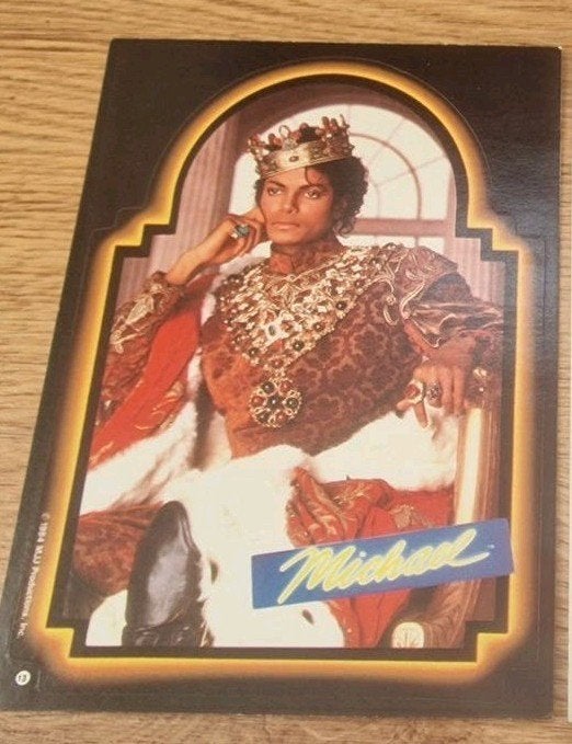 Michael Jackson Super Sticker uit de jaren '80, Verzamelen, Ophalen of Verzenden, Poster, Artwork of Schilderij