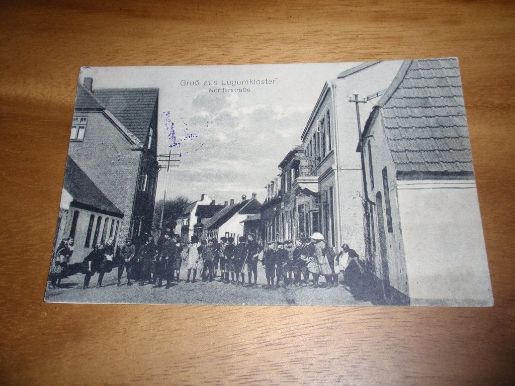 Volk in Lugumkloster Norderstraße Feldpost Duitsland, Verzenden, Voor 1920, Gelopen, Duitsland