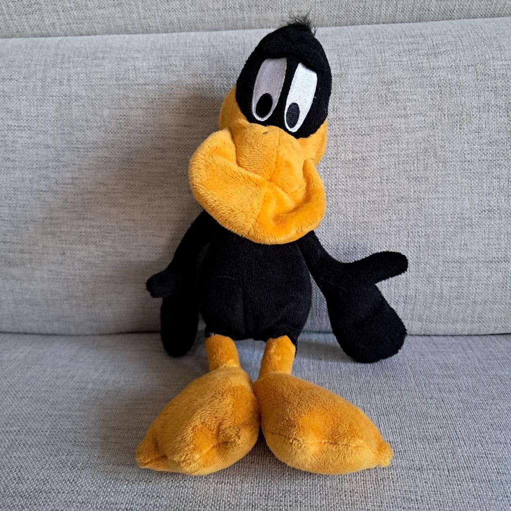 Daffy Duck knuffel 30 cm lang Looney Tunes 0605, Gebruikt, -, -, Overige typen