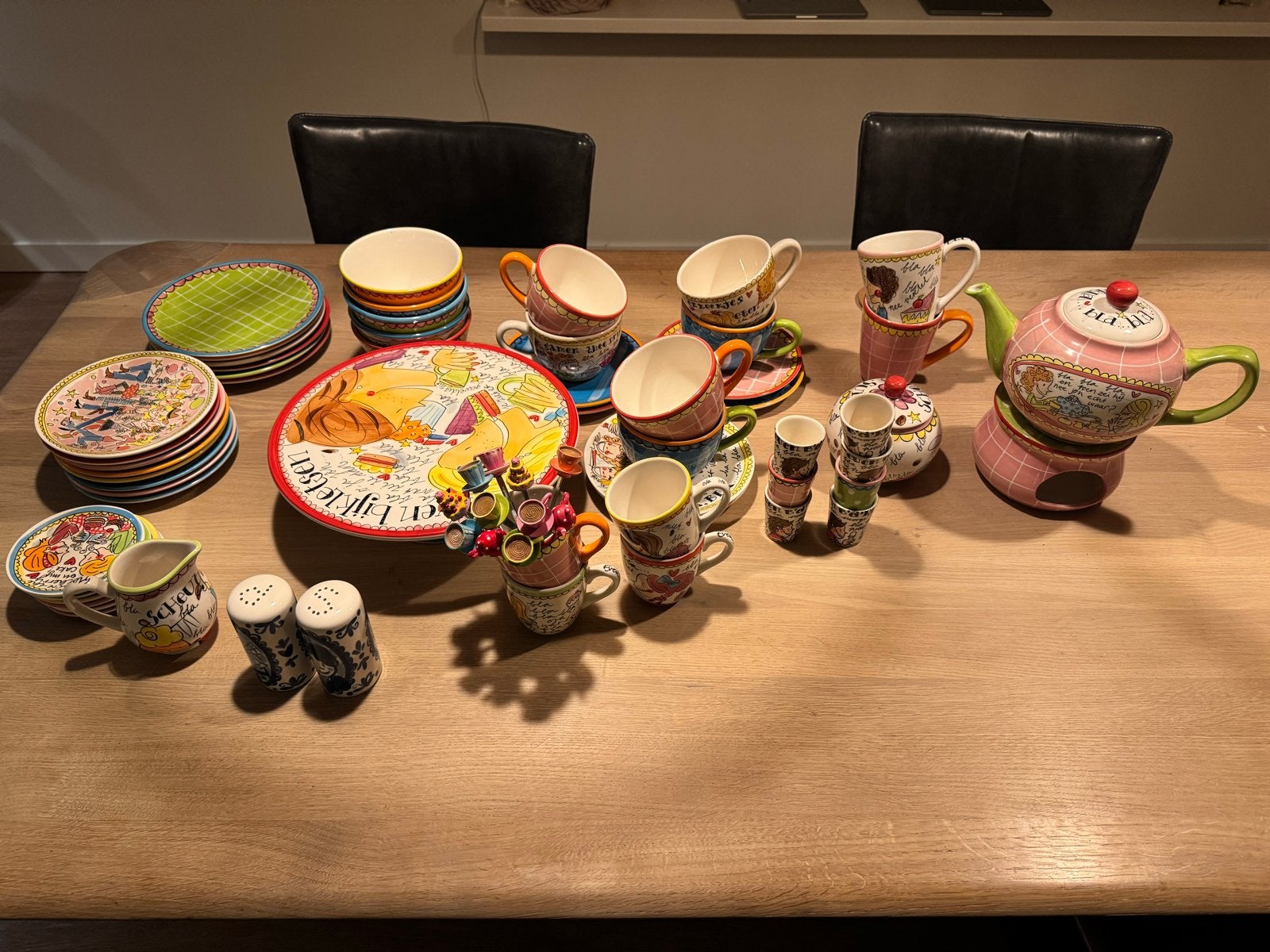 Blond Amsterdam servies - complete set in perfecte staat, Ophalen, Keramiek, Zo goed als nieuw, Modern