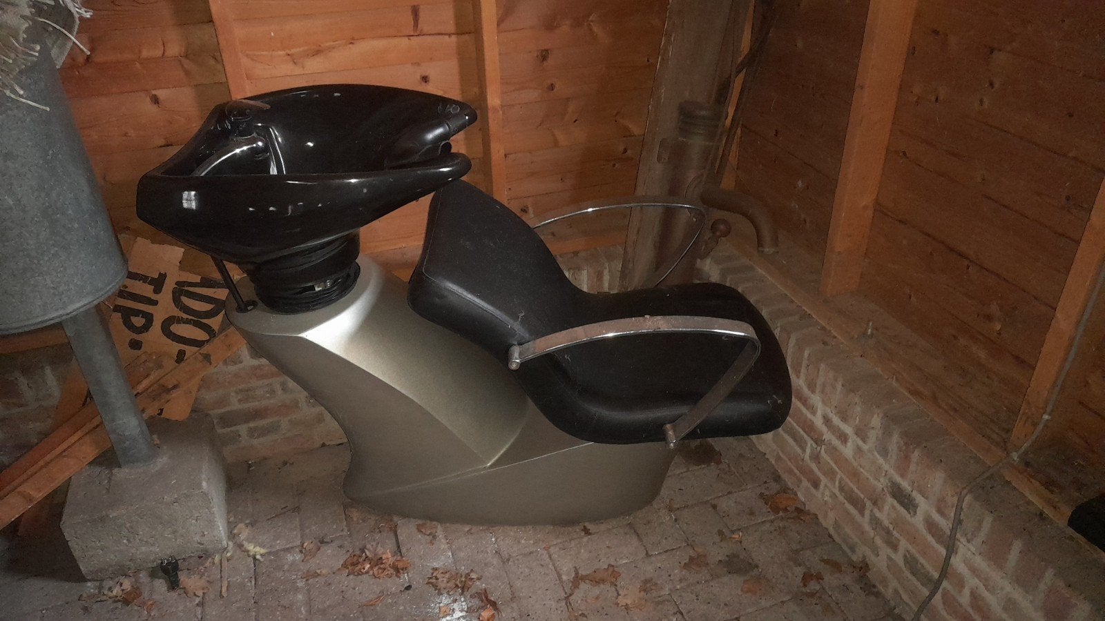 Kapperswasbak met stoel - Ideaal voor salon, Ophalen, Gebruikt