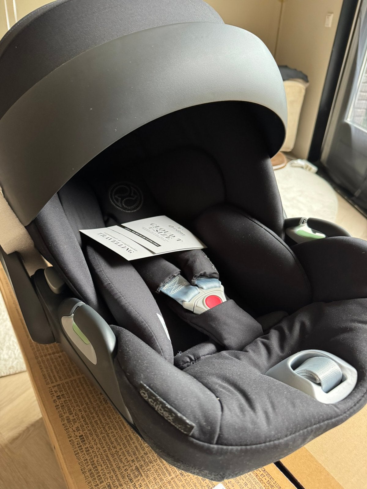 Cybex Cloud T i-Size Sepia Black, Kinderen en Baby's, Autostoeltjes, Zo goed als nieuw, Isofix, 0 t/m 13 kg, Ophalen