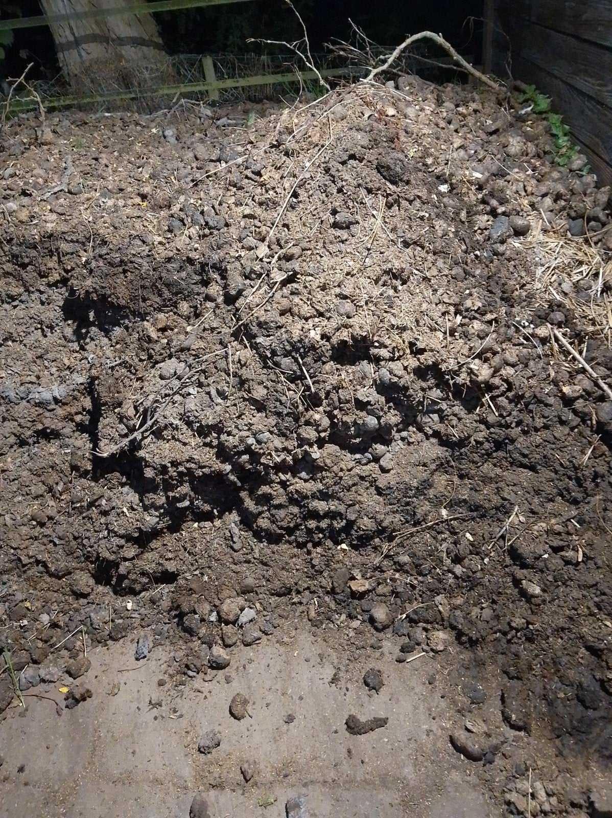 paardenmest op stoikorrel basis, Ophalen