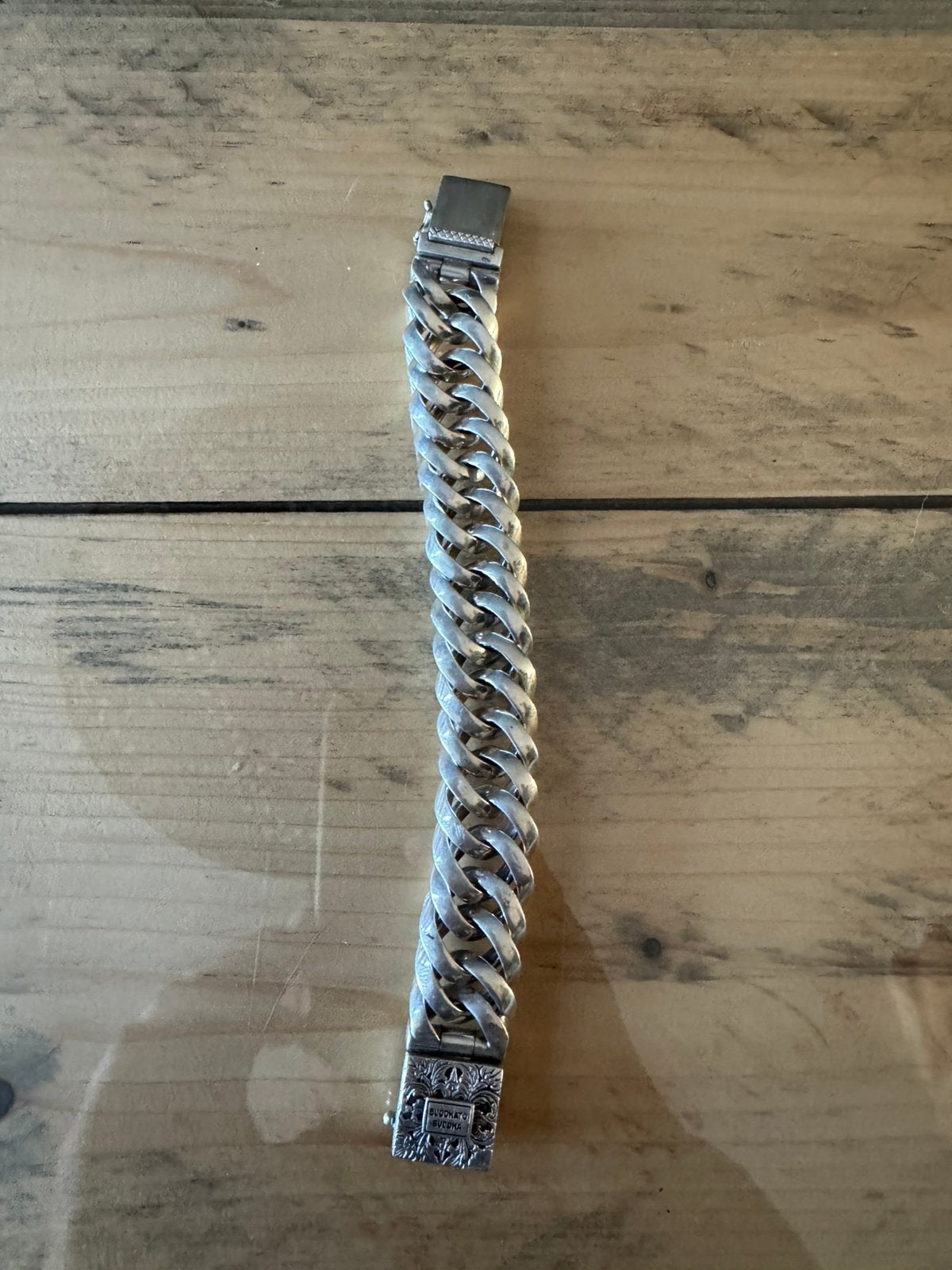Buddha to buddha big chain, Ophalen, Zo goed als nieuw, Zilver, Zilver