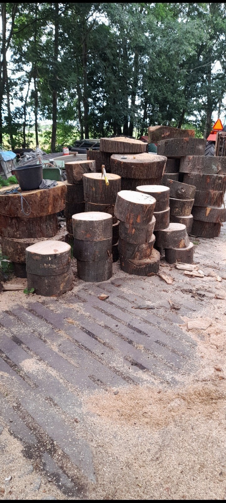 Blokken hout om zelf te kloven, Tuin en Terras, Haardhout, Ophalen