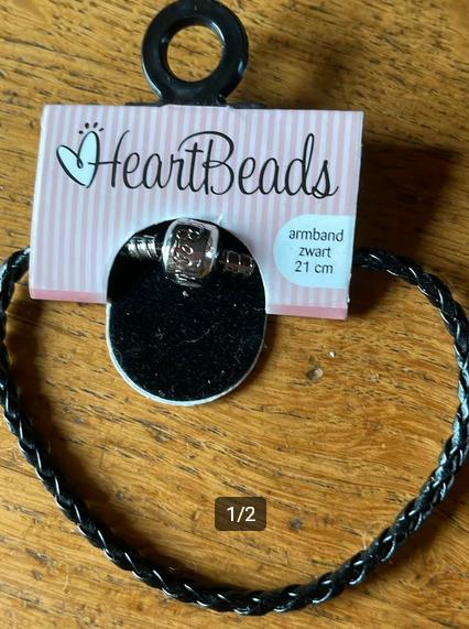 Heartbeads voor bedeltjes 21 cm, Ophalen of Verzenden, Nieuw, Zilver