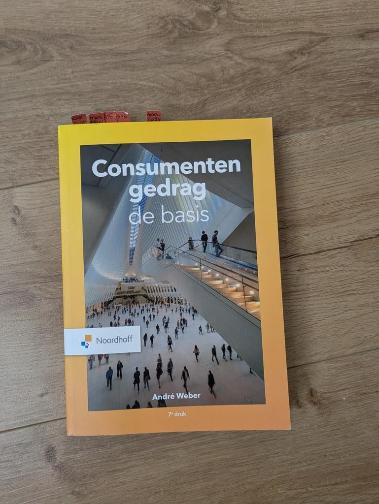 Consumentengedrag de basis Noordhoff - André Weber (7e druk), Zo goed als nieuw, Gamma, André Weber, HBO