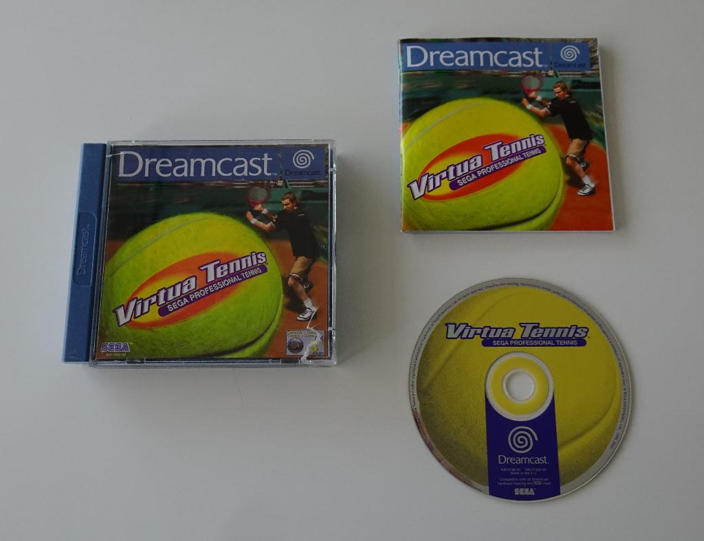 Virtua Tennis compleet voor Sega Dreamcast, Ophalen, 2 spelers, Zo goed als nieuw, Vanaf 3 jaar