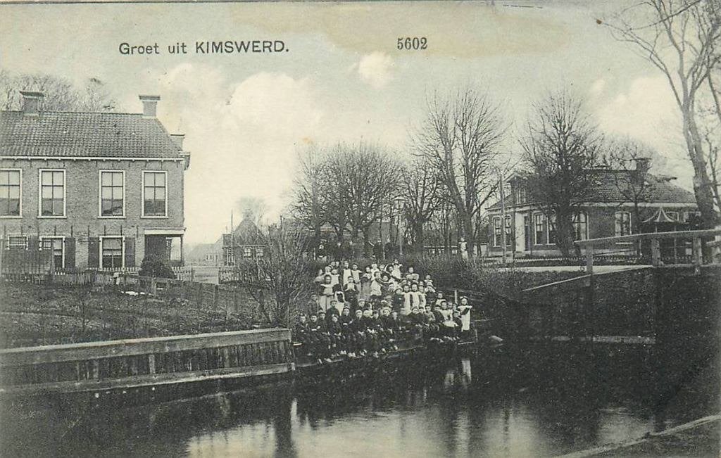 388-306-039 Kimswerd Groet uit, Verzenden, Voor 1920, Friesland