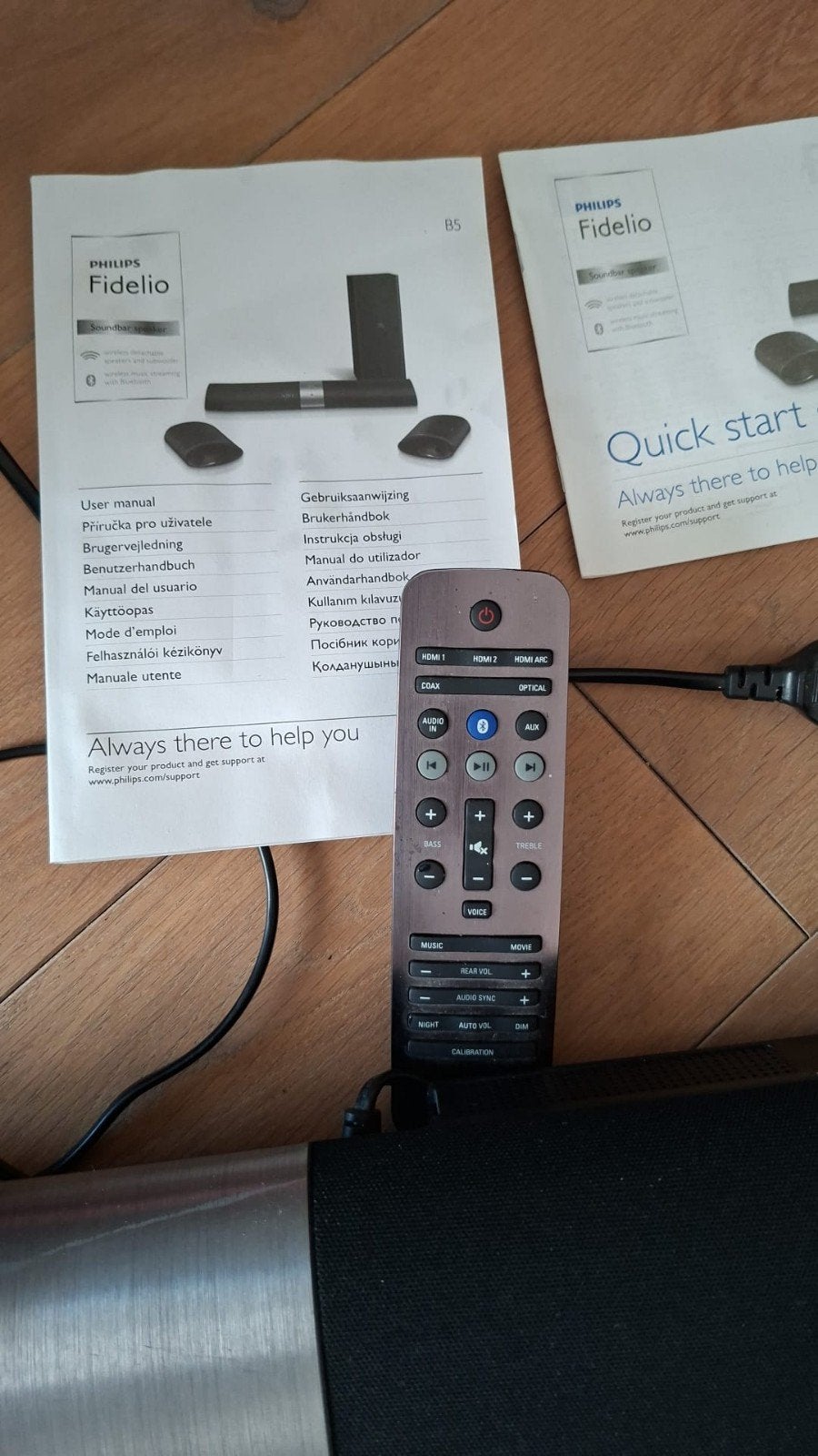 Philips Fidelio B5 Soundbar met draadloze subwoofer, Ophalen of Verzenden, Bluetooth, Gebruikt