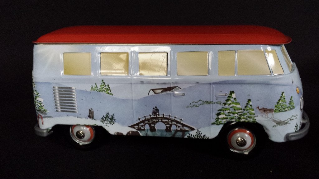 VW-bus Verzamelblik / KOEKBLIK Christian Delorme <> WINTER, Ophalen of Verzenden, Gebruikt, Auto's