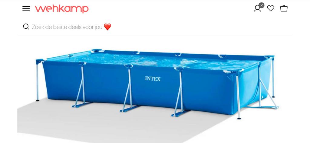 Zwembad 4,50x2,20x84 cm met complete set accessoires, Ophalen, Gebruikt, 200 tot 300 cm, 80 tot 120 cm