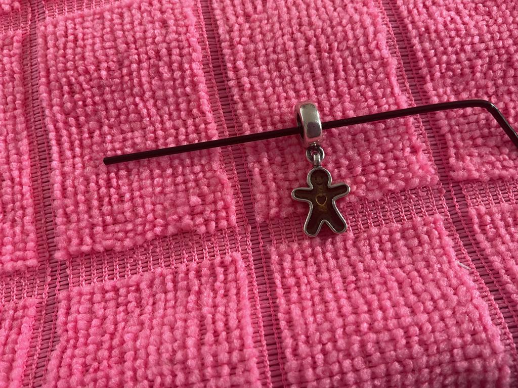 Pandora Bedel Koek mannetje, Verzenden, Zo goed als nieuw, Zilver, Pandora