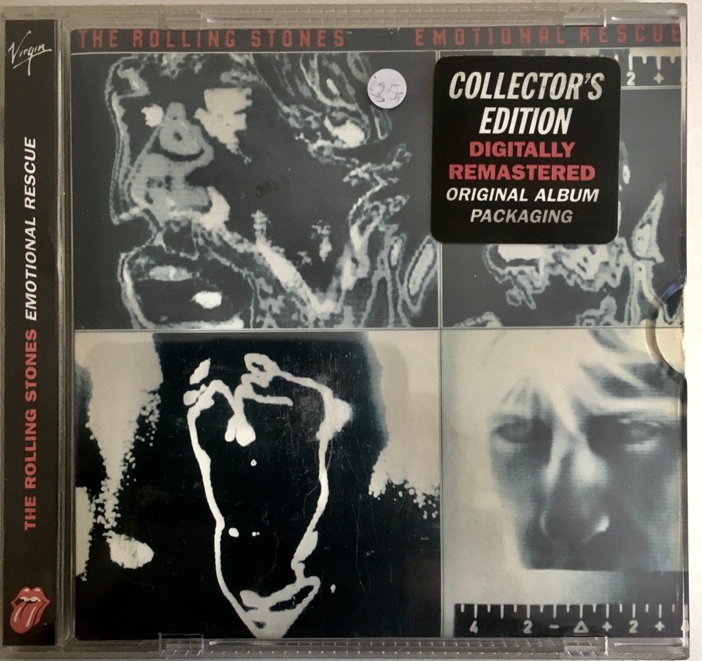 MP801 CD Rolling stones Emotional Rescue LP cover ltd ed €20, Ophalen of Verzenden, Zo goed als nieuw, Inclusief doosje, Rock-'n-roll
