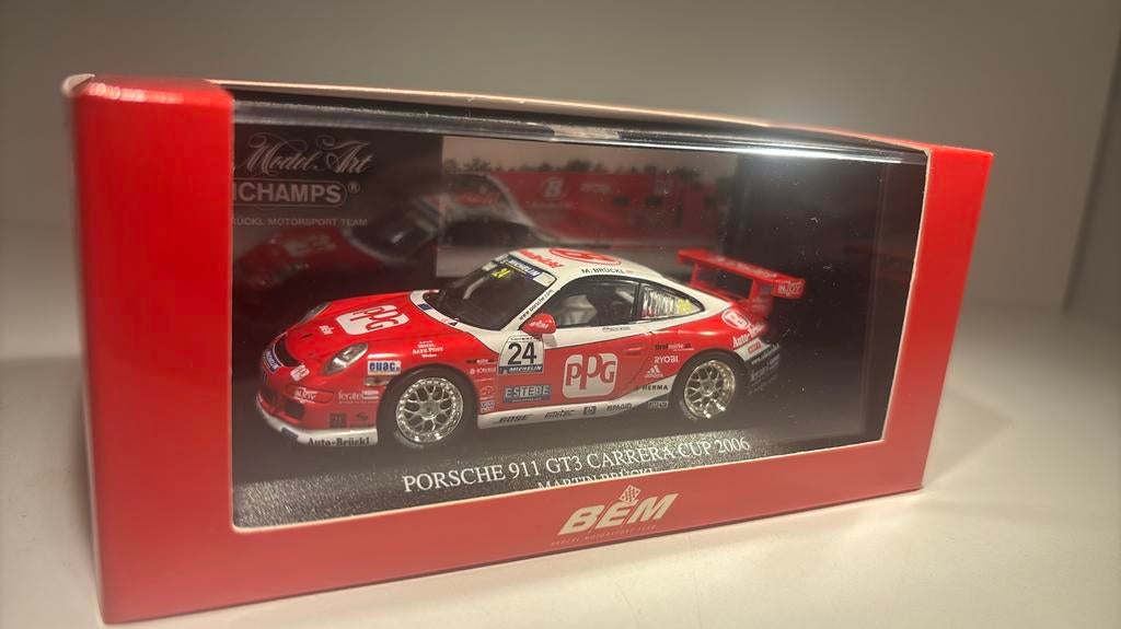 Porsche 911 gt3 carrera cup 2006 minichamps 1.43, Auto, Ophalen of Verzenden, MiniChamps, A