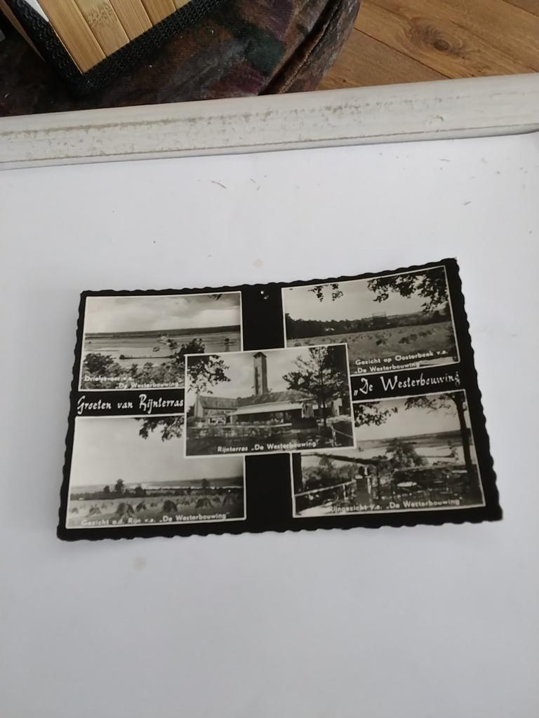 GROETEN  VAN RIJNTERRAS "DE WESTERBOUWING ", Verzamelen, Ophalen of Verzenden, 1960 tot 1980