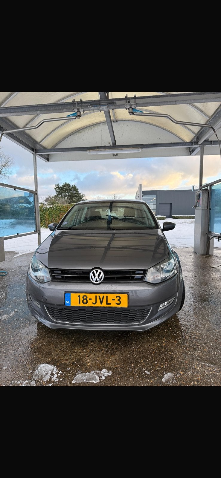 Volkswagen Polo 1.4 16V 63KW DSG 2009 Grijs, Auto's, 40 €/maand, 4 cilinders, Origineel Nederlands, Particulier