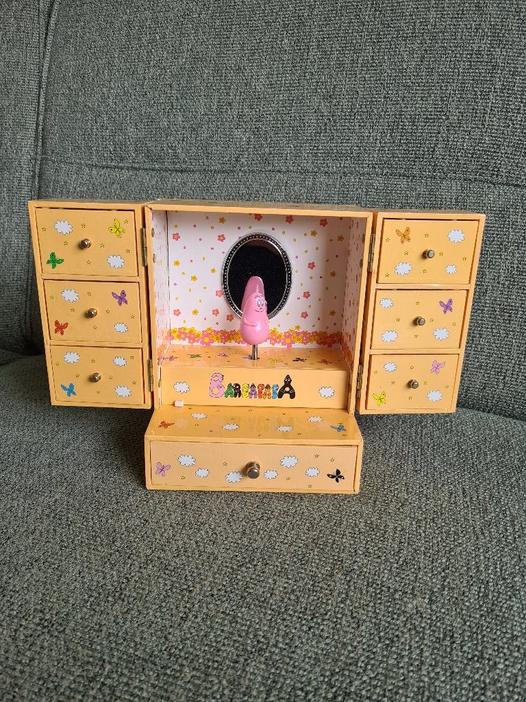 Barbapapa muziekdoos musicbox muziek doos music box, Verzamelen, Gebruikt, Ophalen of Verzenden, Nvt, Nvt
