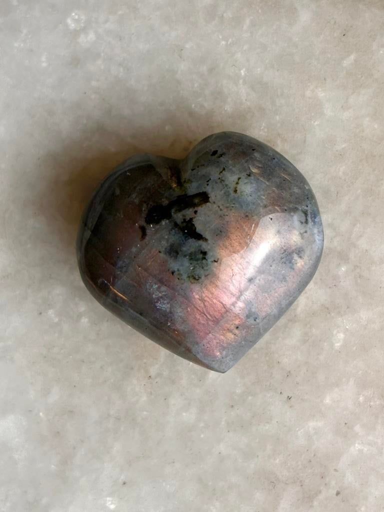 Labradoriet hartjes €2 ps, Ophalen of Verzenden