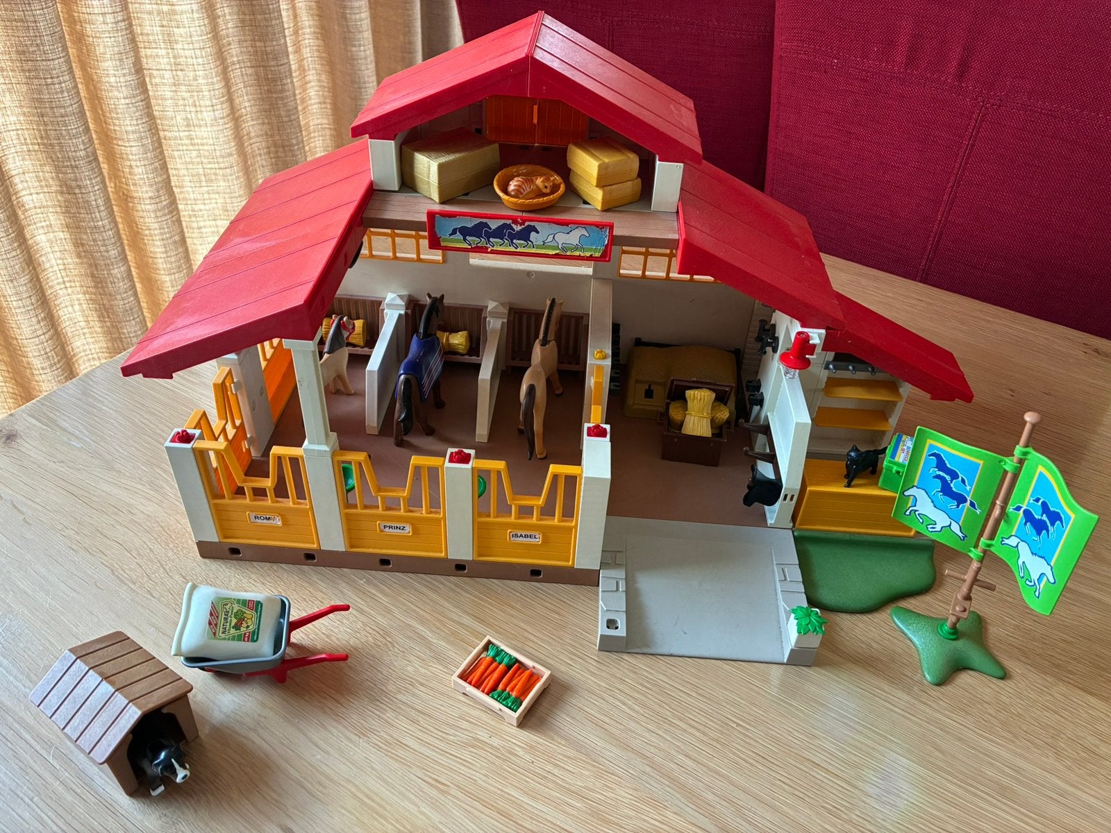Playmobil: paarden, boerderij, stal, trailers, tractors, Ophalen of Verzenden, Zo goed als nieuw