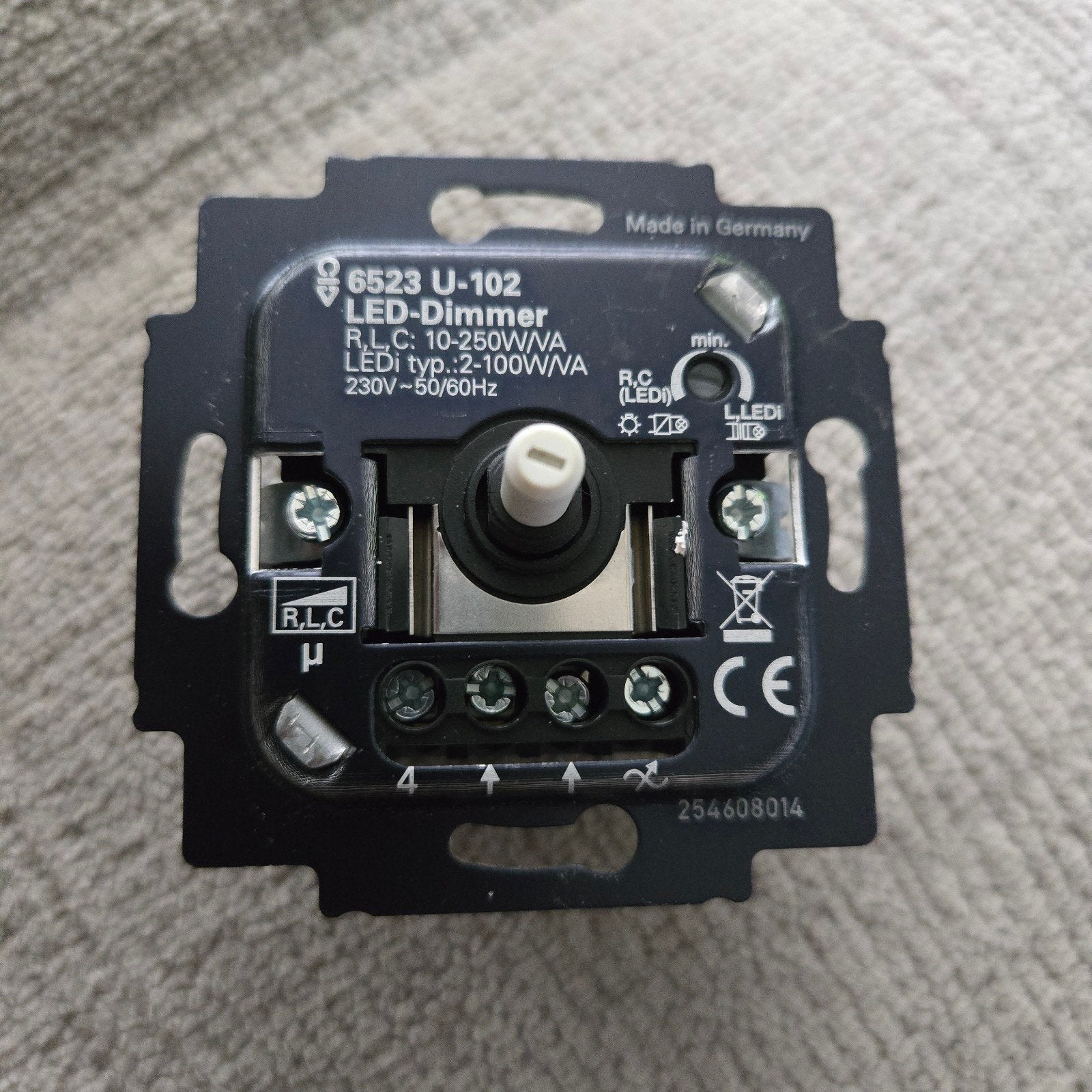 Busch-Jaeger inbouw LED-Dimmer 2-100 Watt, Ophalen of Verzenden, Nieuw, Busch-Jaeger, Dimmer