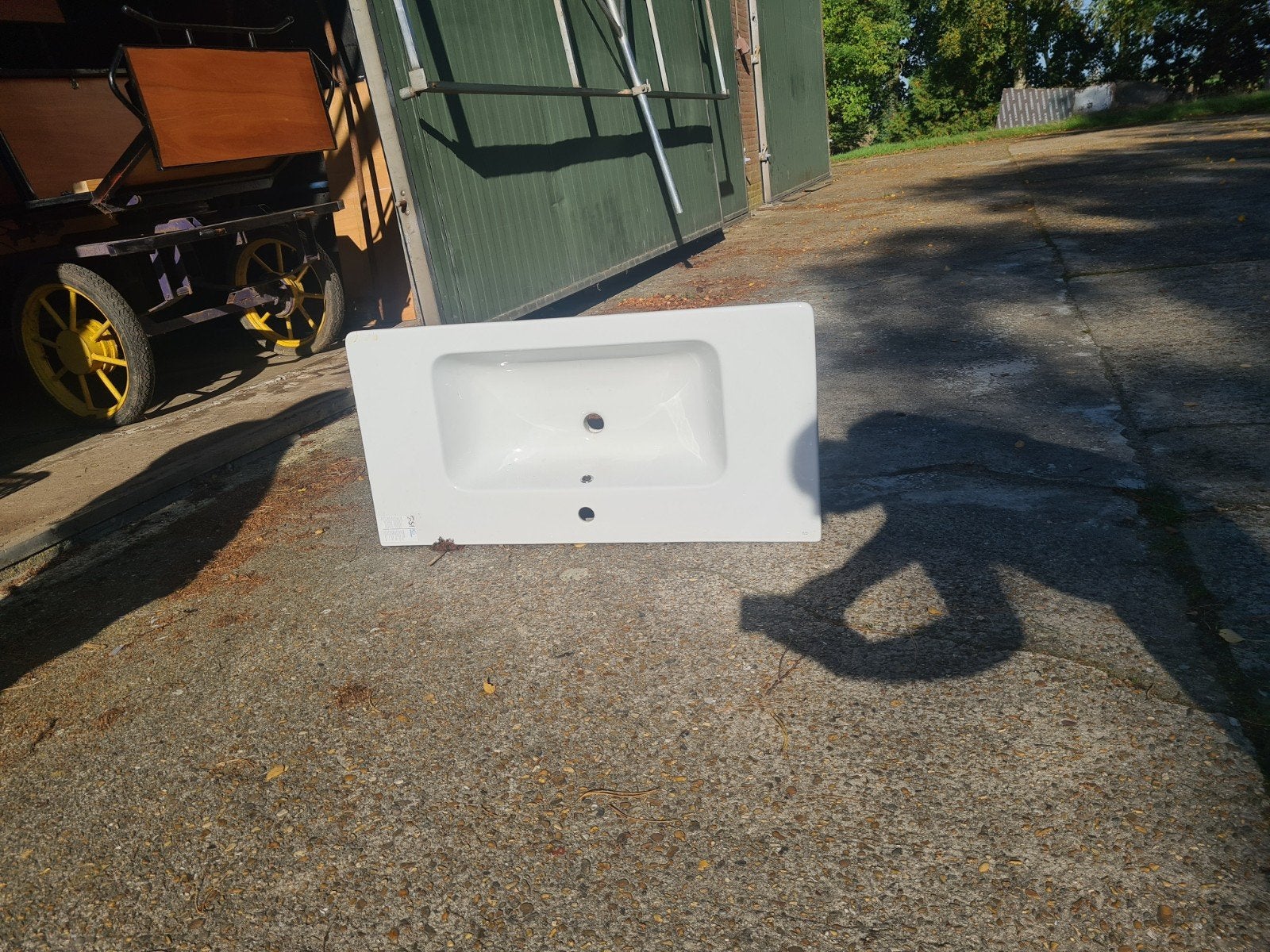 Nieuwe wasbak 100×49 cm - nooit gebruikt