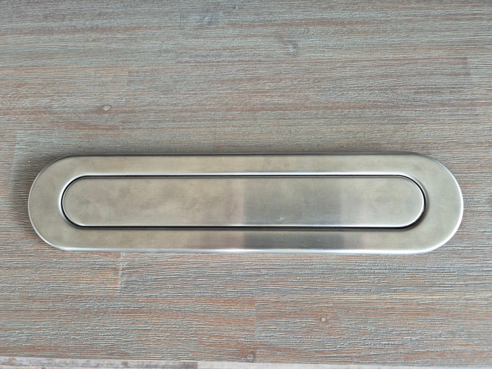 RVS Brievenbusklep Rond Model met Naar Binnen Verende Klep, Ophalen of Verzenden, Nieuw, Rvs, Brievenbusklep