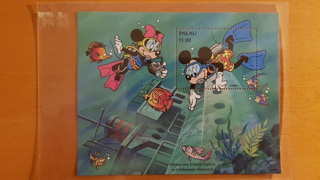 Disney postzegel Palau, Ophalen of Verzenden, Overige thema's